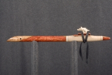 Dream Amboyna Burl Native American Flute, Minor, Mid A-4, #S4B (12)